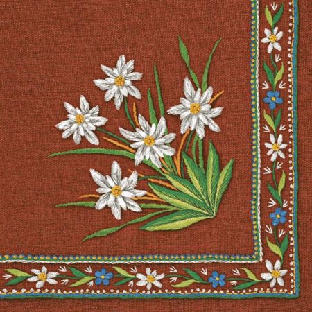 Ubrousky MAKI L (20ks) Szarotka Mountain Emroidery Folk