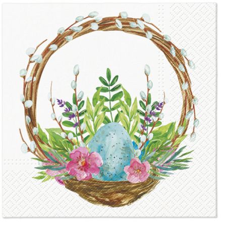 Ubrousky PAW TETE L (20ks) Easter basket catkins