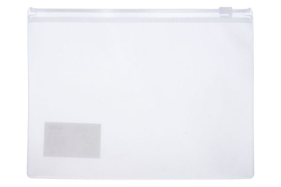 Složka se zipem 33x24 cm - Transparentní  /W034085/