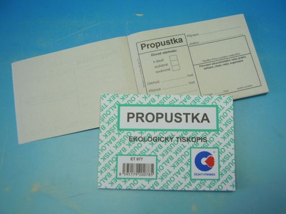 Propustka A7, 50l /ET077/