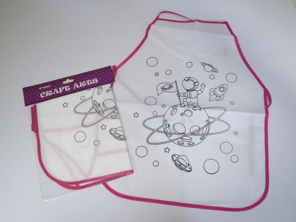 Zástěrka na VV k vybarvení  - planeta  (171417)