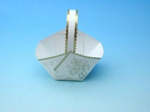 Košíček svatební papírový 50ks 21x22cm Košíček svatební papírový 50ks 21x22cm