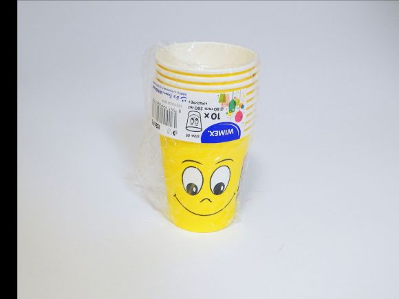 Kelímek papírový Smajlík  0,2 l  (82673)