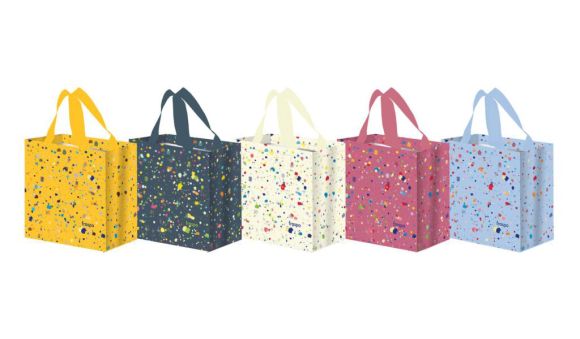 Taška lamino 10l Flíček mix barev