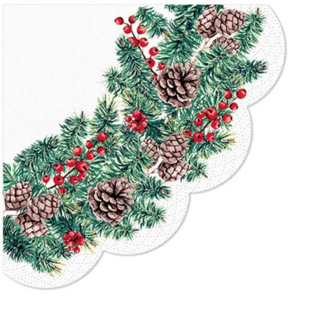 Ubrousky PAW Dekor  Vánoční větev  (SDR017300) Ubrousky PAW Dekor  Vánoční větev  (SDR017300)