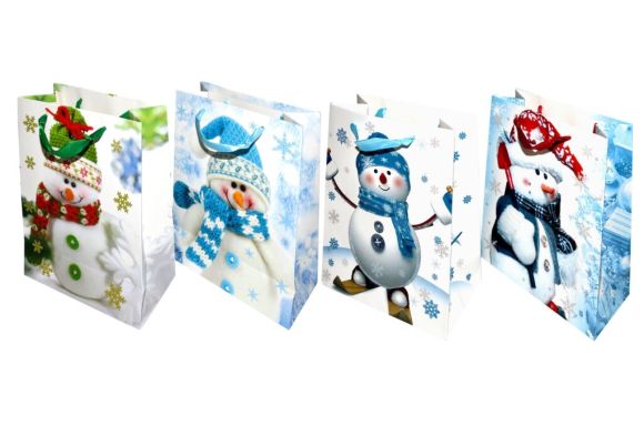 Taška dárková vánoční 23x18 /870287/