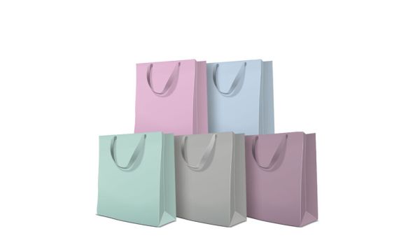 Papírová taška 25x20x10cm – Mix pastel (AGB1021003 )