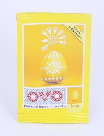 Barva na vejce žlutá 5g prášek /14610511/