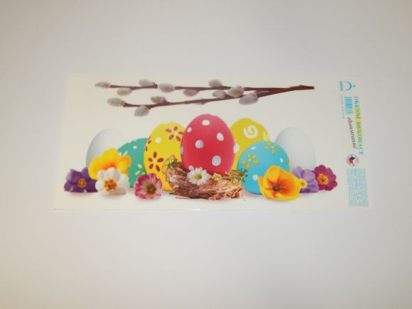 Adhezivní nálepka Vajíčka s kočičkami