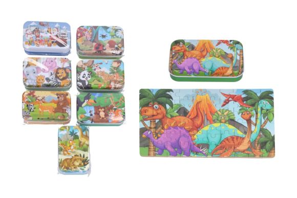 Puzzle 60 ks v plechové krabičce  (W045902)