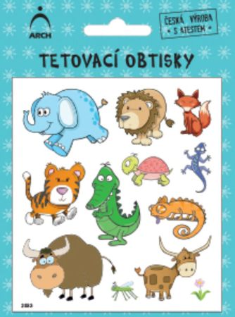 Dětské tetovačky – zvířátka 3 (2533)