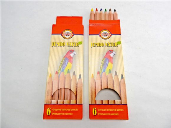 Pastelky 2171N/6 dl.silné rýh. Pastelky 2171N/6 dl.silné rýh.