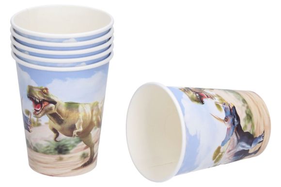 Kelímky párty DINO 250ml, 6 ks (W039216) Kelímky párty DINO 250ml, 6 ks (W039216)