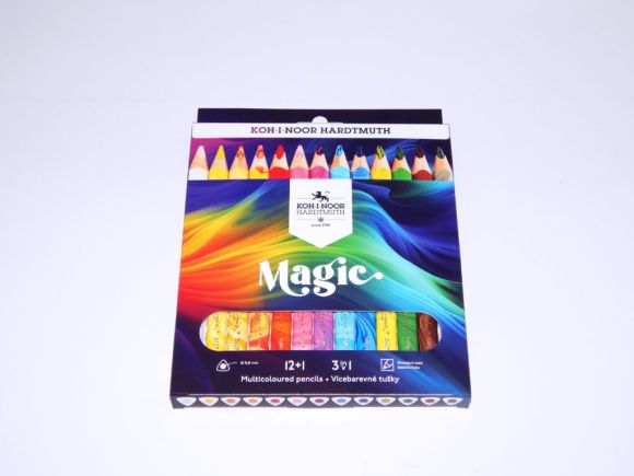 souprava tužek barevných MAGIC 3HR TR 11 3408 12+1 FSC 100% souprava tužek barevných MAGIC 3HR TR 11 3408 12+1 FSC 100%