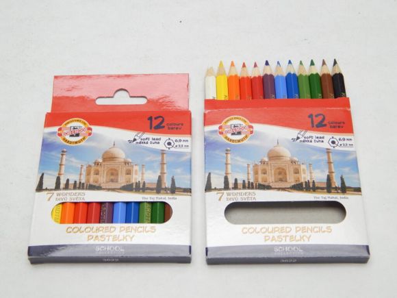 Pastelky 3621/12  7 divů světa krátké Pastelky 3621/12  7 divů světa krátké