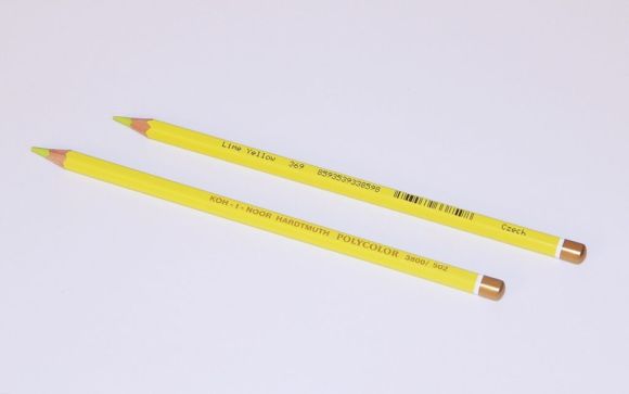 Pastelka 3800/502 žluť limetková 12 ks POLYCOLOR