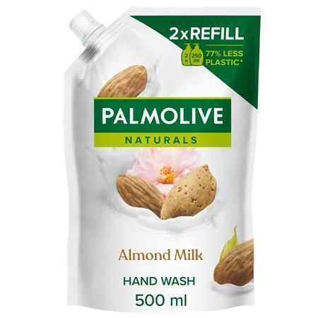 Tekuté mýdlo Almond milk, náhradní náplň, 0,5 l, PALMOLIVE 17611