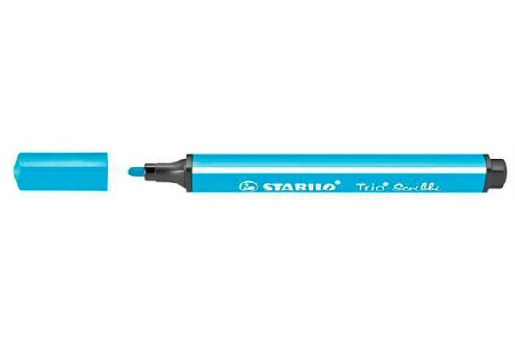 Fix Trio Scribbi, světle modrá, odpružený hrot, 1,5-2mm, STABILO Fix Trio Scribbi, světle modrá, odpružený hrot, 1,5-2mm, STABILO