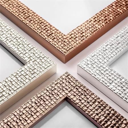 Rámeček Mosaic, rosegold, 10 x 15 cm