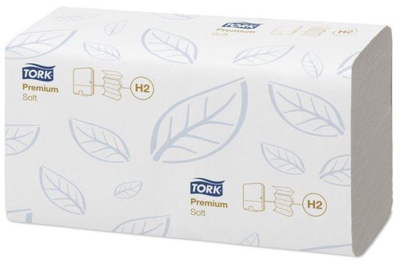 100288 Ručníky Premium Interfolded, extra white, papírové, skládané, systém H2, TORK