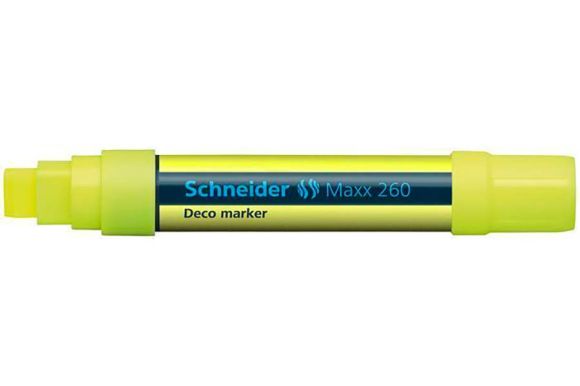 Křídový popisovač Maxx 260, žlutý, 2-15mm, SCHNEIDER