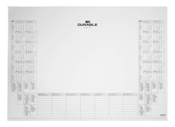 Podložka na stůl, 57 x 41 cm, s ročním kalendářem, DURABLE 729202 Podložka na stůl, 57 x 41 cm, s ročním kalendářem, DURABLE 729202