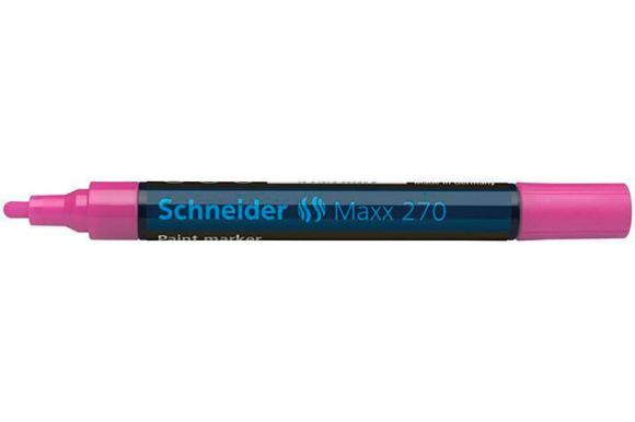 Permanentní lakový popisovač Maxx 270, růžová, 1-3mm, SCHNEIDER