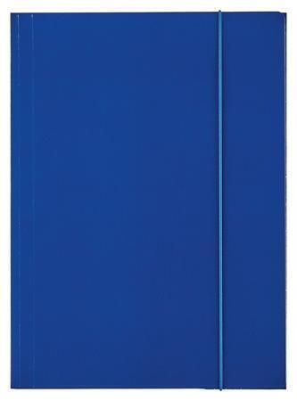 Desky s gumičkou Economy, 15 mm, karton, A4, tmavě modrá, ESSELTE