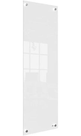 Skleněná nástěnka Home, bílá, skleněná, 30 x 90 cm, NOBO 1915604