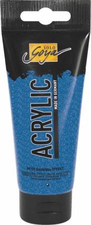 Akrylová barva SOLO GOYA, Saphire Blue Effect, 100 ml v tubě, KREUL Akrylová barva SOLO GOYA, Saphire Blue Effect, 100 ml v tubě, KREUL