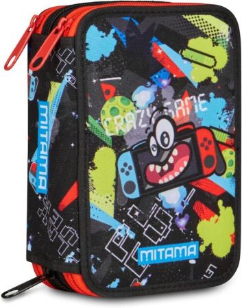 Penál plný Triplo, SmartPlay, třípatrový, na zip, MITAMA 69939 Penál plný Triplo, SmartPlay, třípatrový, na zip, MITAMA 69939