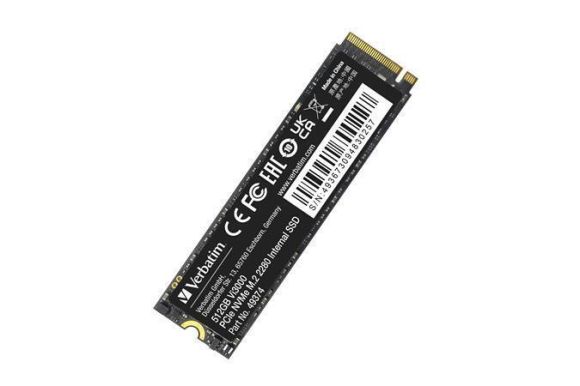 SSD (vnitřní paměť) Vi3000, 512GB,Pcle NVMe M2, 3300/2500 MB/s, VERBATIM 49374