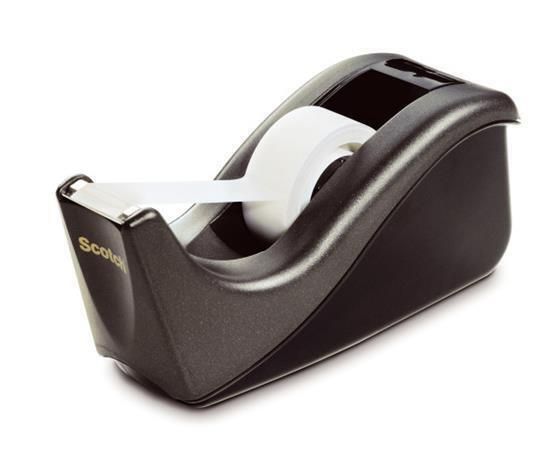 Odvíječ na lepicí pásku C38, černá, 3M SCOTCH 7100328960 Odvíječ na lepicí pásku C38, černá, 3M SCOTCH 7100328960