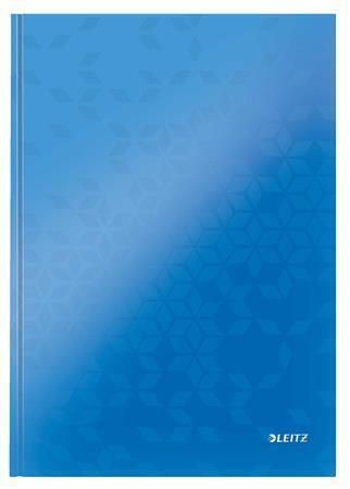 Zápisník Wow, modrá, čtverečkovaný, A4, 80 listů, lesklá, LEITZ