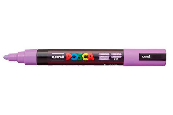 Akrylový popisovač Posca PC-5M, levandulová, 1,8-2,5 mm, UNI 2UPC5MLEVENDULA