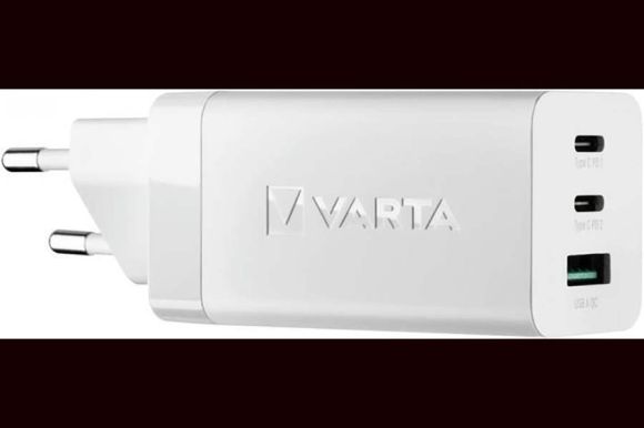 Síťová nabíječka High Speed, 1x USB, 2x USB-C, 65W, VARTA 57956101401