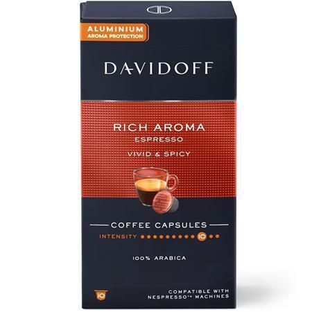 Kávové kapsle Rich Aroma, 10 ks, DAVIDOFF 522668 ,balení 10 ks