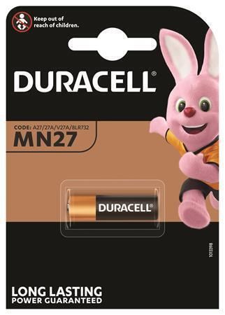 Speciální baterie, MN27, 1 ks, DURACELL 10PP040011