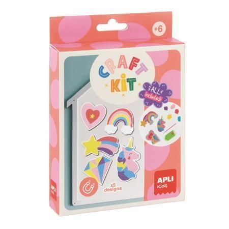 Kreativní sada na výrobu magnetů Craft Kit, diamantové malování, APLI Kids 20571 Kreativní sada na výrobu magnetů Craft Kit, diamantové malování, APLI Kids 20571