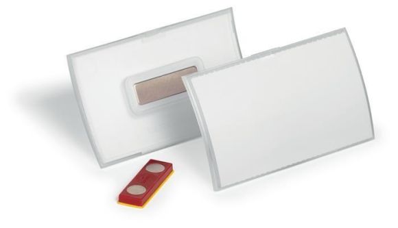 Jmenovka s magnetem Click fold, 90 x 54 mm, DURABLE 826019 ,balení 10 ks