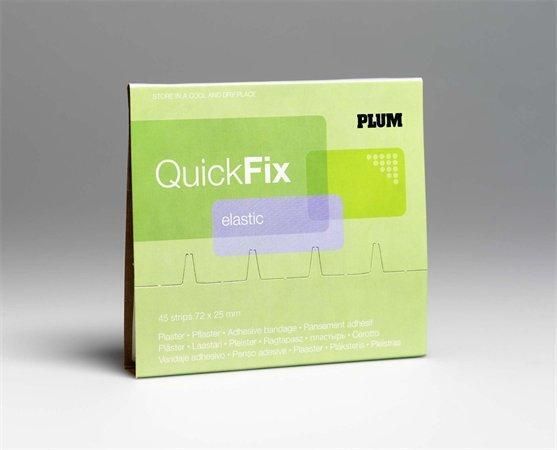 Náhradní náplasti Quick Fix, elastické textilní, 45 ks, PLUM 5512/GANPL5512 ,balení 45 ks