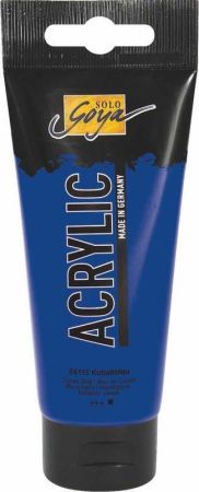 Akrylová barva SOLO GOYA, Cobalt Blue, 100 ml v tubě, KREUL Akrylová barva SOLO GOYA, Cobalt Blue, 100 ml v tubě, KREUL