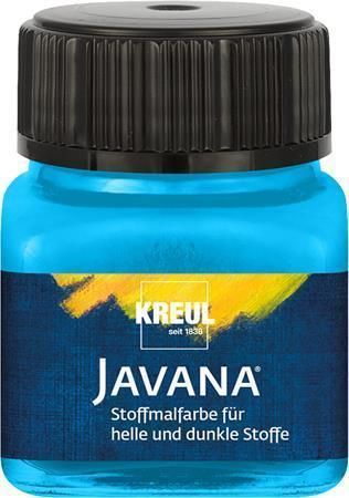 Barva na světlý a tmavý textil, světle modrá, 20 ml, JAVANA, KREUL