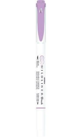 Štětcový fix Mildliner Cool & Refined, fialová, oboustranný, ZEBRA 79180