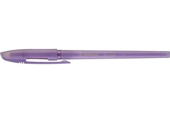 Kuličkové pero Re-Liner, purpurová, 0,35 mm, s uzávěrem, STABILO