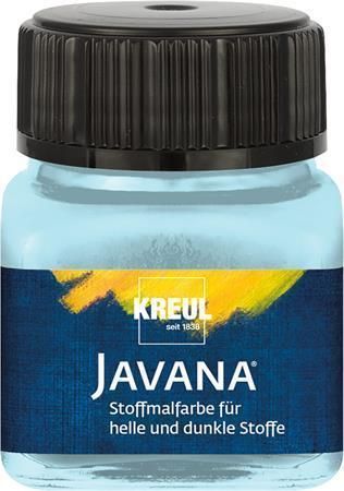 Barva na světlý a tmavý textil, ledová modrá, 20 ml, JAVANA, KREUL