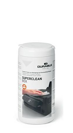 Čisticí utěrky na plastové povrchy Superclean box 100, 100 ks, DURABLE 570802 ,balení 100 ks Čisticí utěrky na plastové povrchy Superclean box 100, 100 ks, DURABLE 570802 ,balení 100 ks