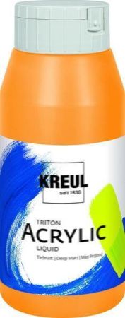 Akrylová barva TRITON SOLO GOYA, indická žluť, 750 ml, KREUL