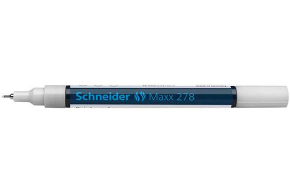 Permanentní lakový popisovač Maxx 278, bílá, 0,8mm, SCHNEIDER