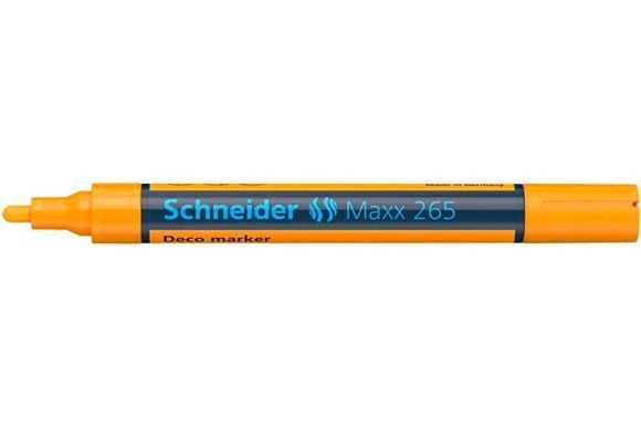 Křídový popisovač Maxx 265, oranžová, 2-3mm, tekutý, SCHNEIDER